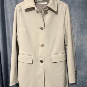 🍂Light Gray Tahari Trench Coat Size Small